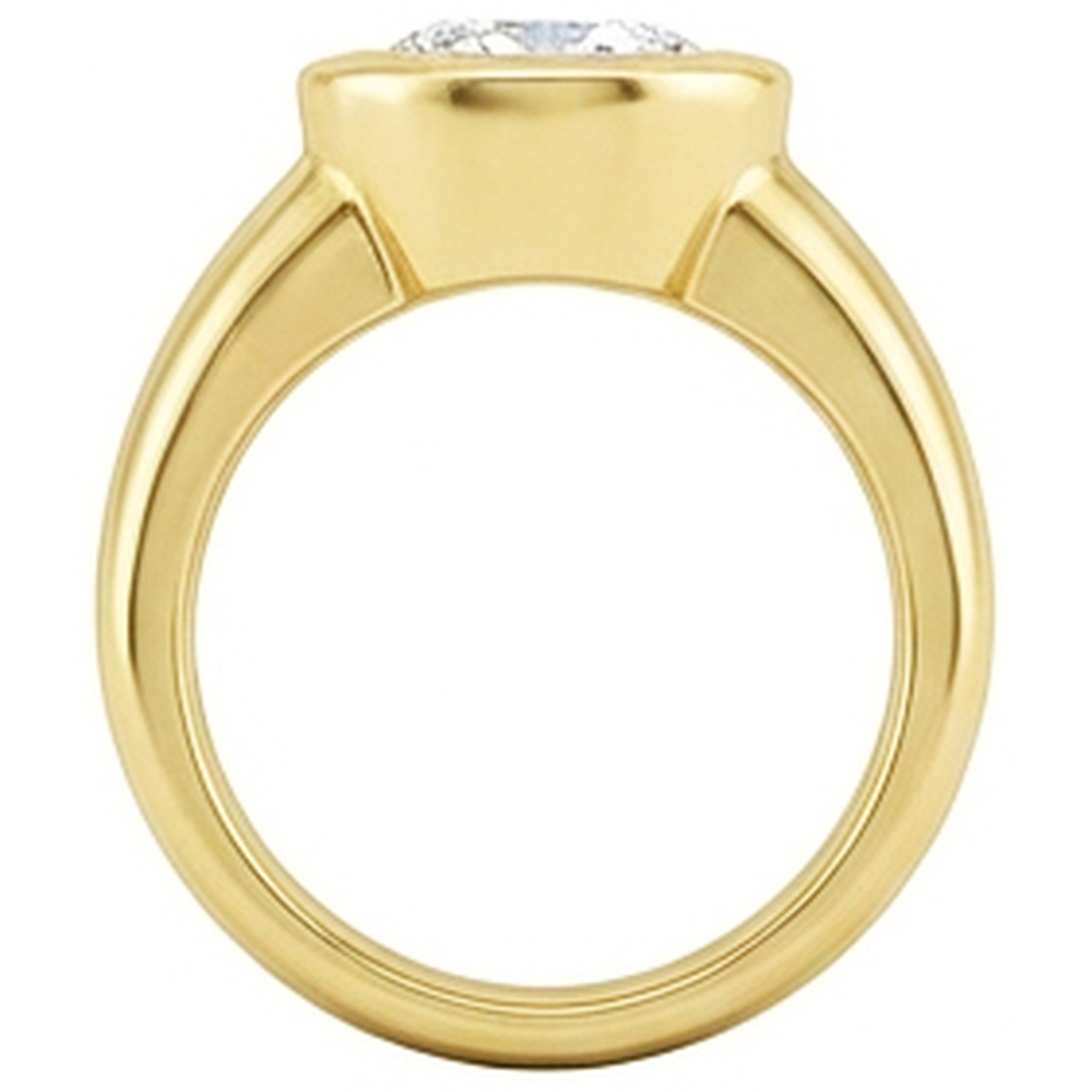 0.50 Karat Solitaire Echter Diamant Solitaire Ring Gelbgold 14K