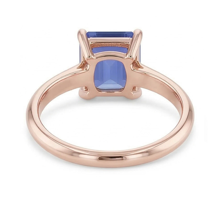 echter round diamant 1.50Karat ring Profilansicht