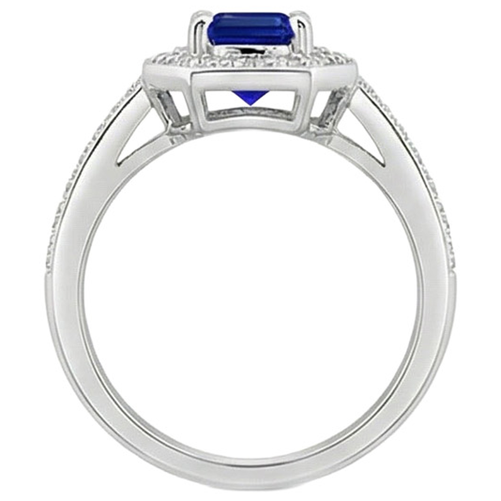 echter emerald smaragd 1.70Karat ring Profilansicht