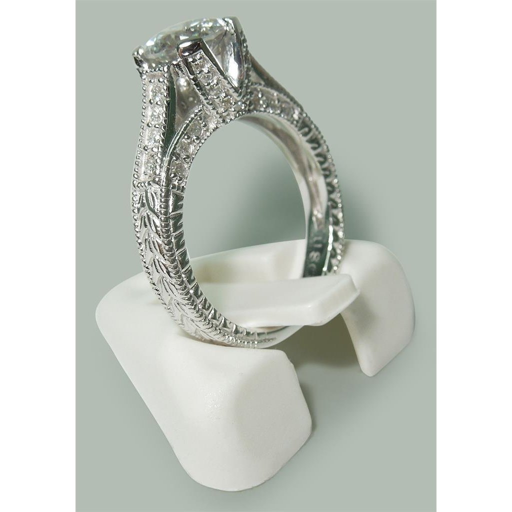1.75 Ct Solitärring Mit Runden Echt Diamanten Aus Weißgold Mit Akzenten