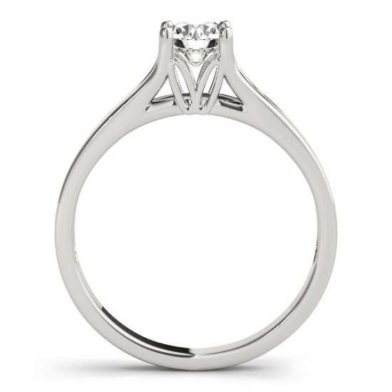 1 Ct. Natürliche Diamant-Solitärring Gold-Verlobungsschmuck