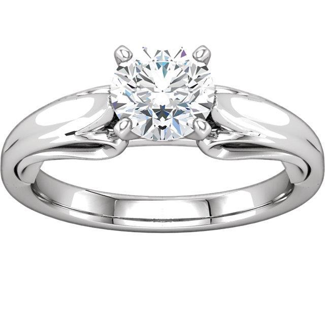 1,50 Karat Solitärring Mit Rundem Brillant Echt Diamant In Krappenfassung