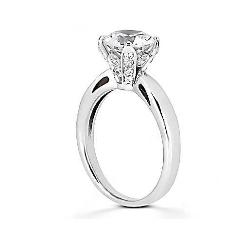 1,57 Ct. Echt Diamant-Verlobungs-Solitärring Gold Neu