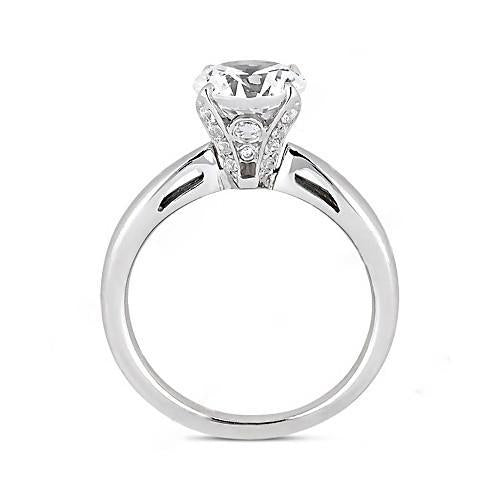 1,57 Ct. Echt Diamant-Verlobungs-Solitärring Gold Neu