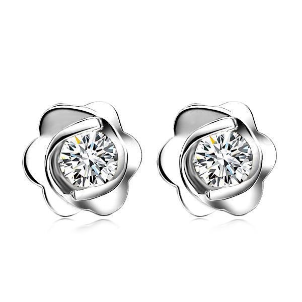 1,5 Karat Rundschliff Echt Diamant Damen Ohrring Paar Weißgold 14K