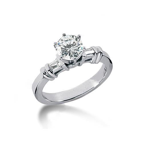 1,85 Ct.Echt Diamanten Jubiläumsring 3 Steine Goldring