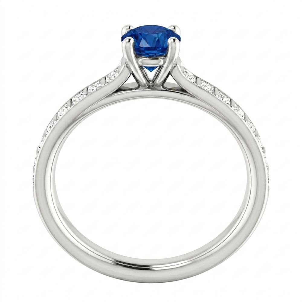 2 Karat Ceylon-Saphir-Ring
