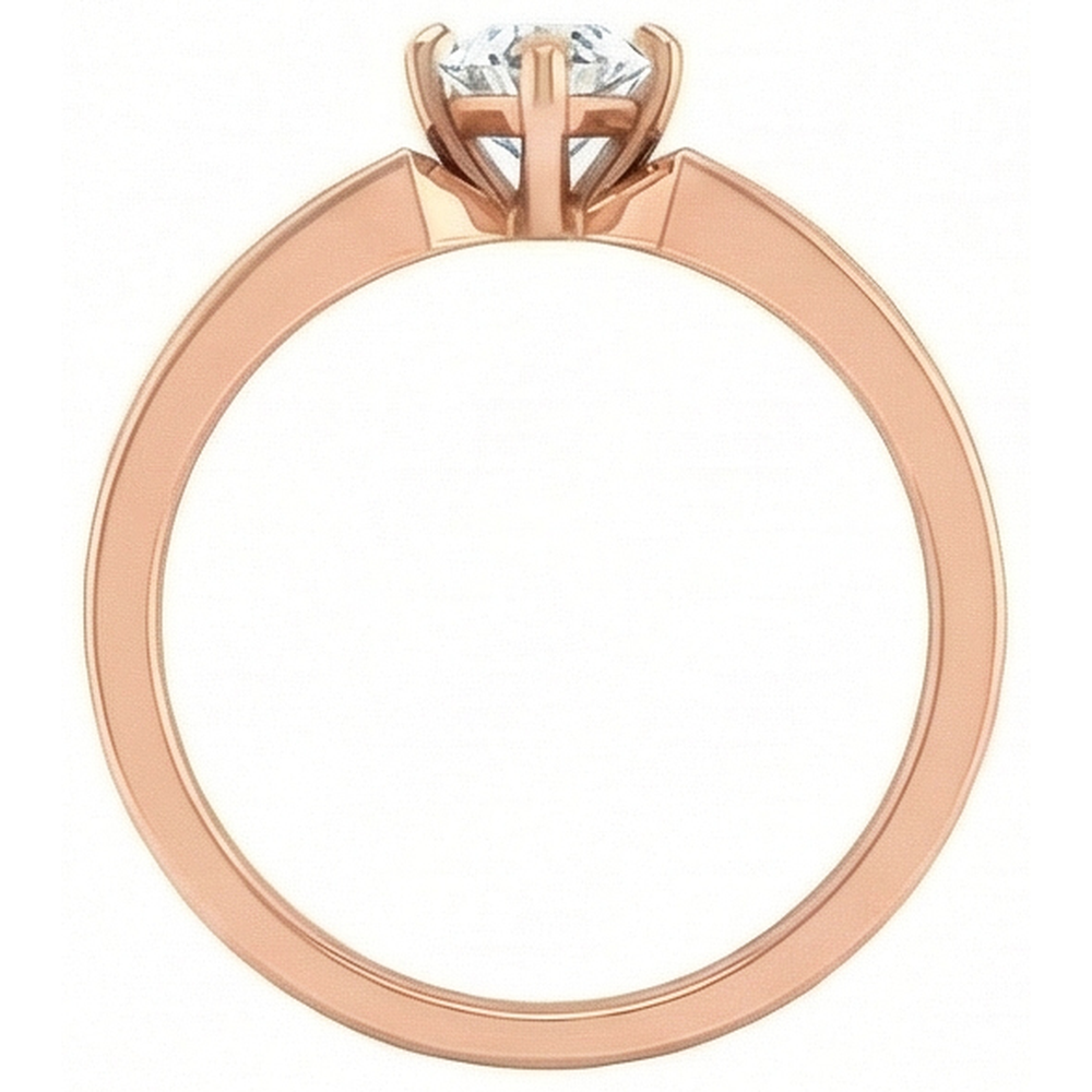 echter marquise diamant 2Karat ring auf Weiß