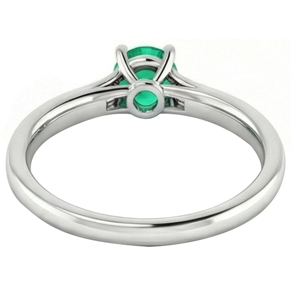 echter princess smaragd 2Karat ring Band Detail