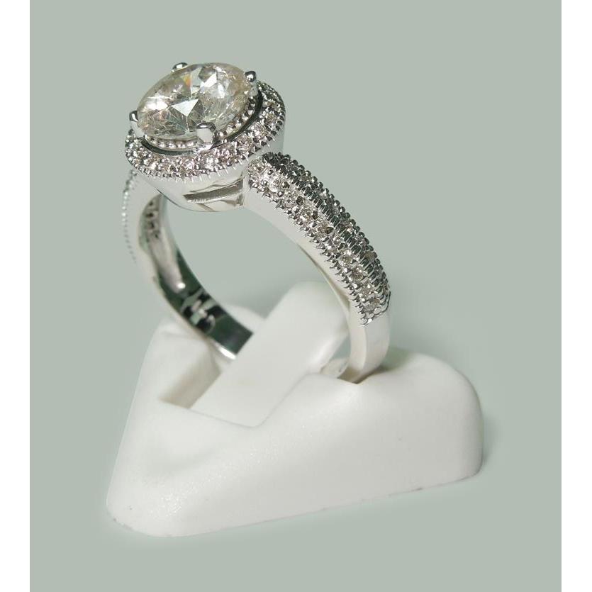 2.50 Ct Natürliche Diamant Jubiläumsring Antik Stil Schmuck Neu