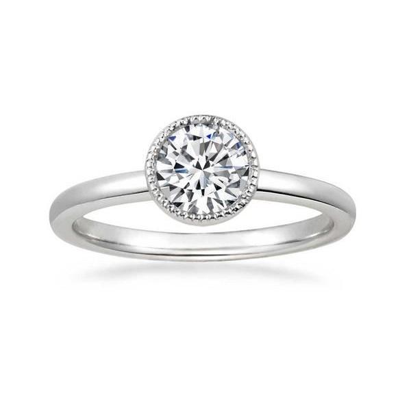 2.85 Karat Brillanter Funkelnder Echt Diamant-Jubiläums-Solitärring