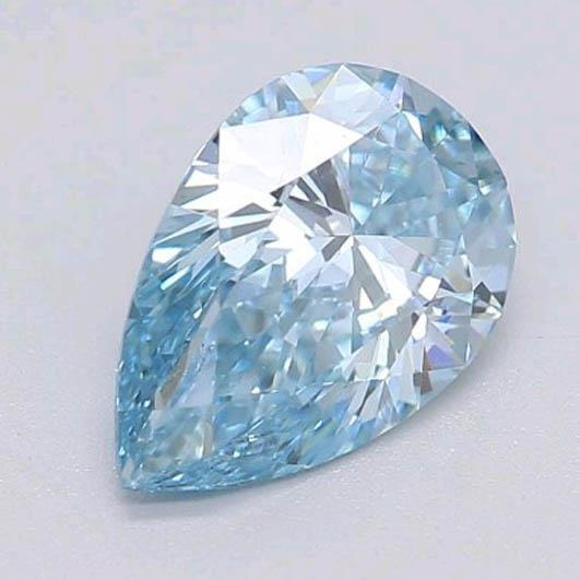 Loose Sapphires Natural Gold mit Kornblumenblauer Saphir – Seitenansicht
