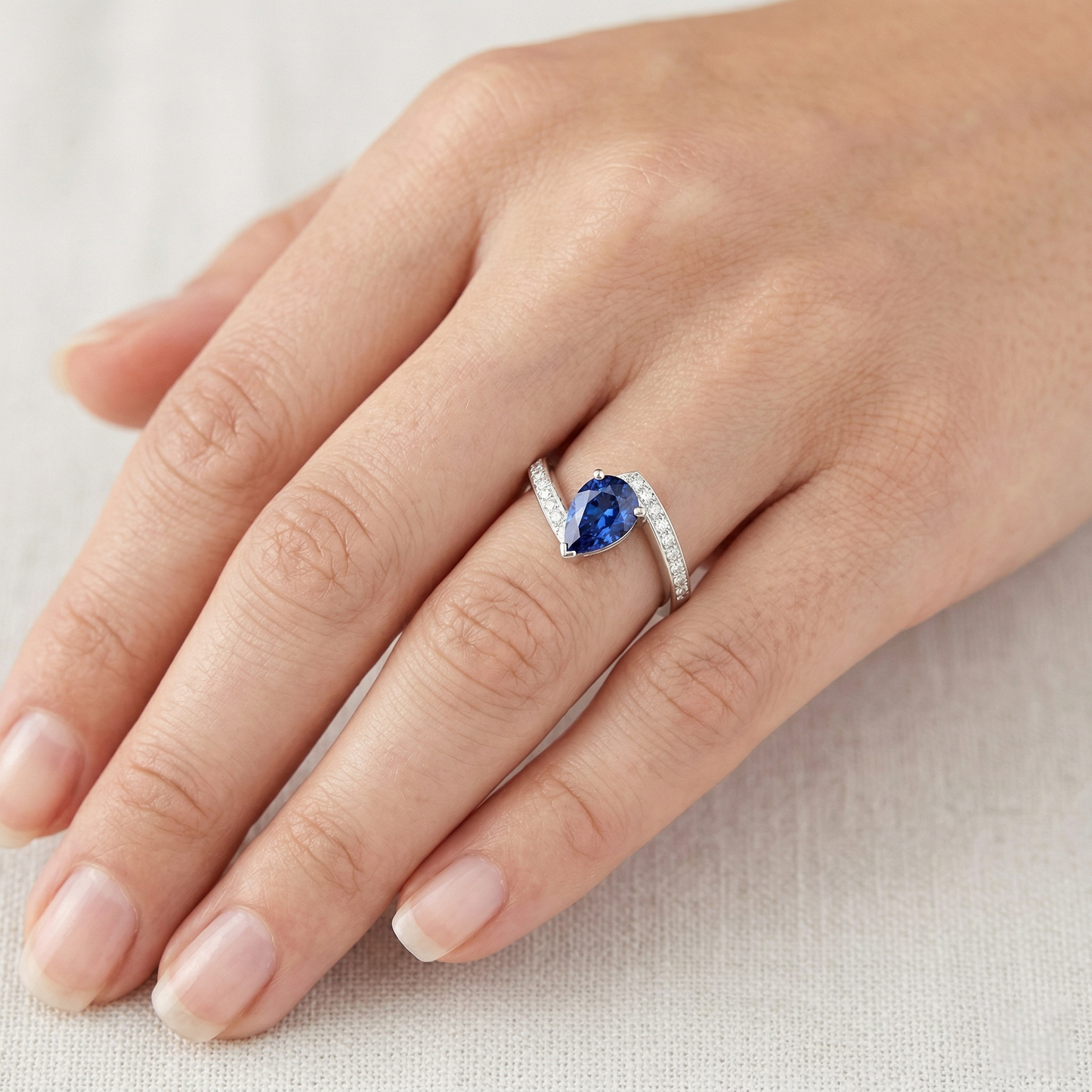 2 Ct Saphirring
