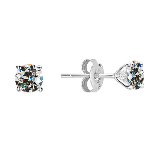 Brillanter Diamant Ohrhänger 2 Karat – Hauptansicht