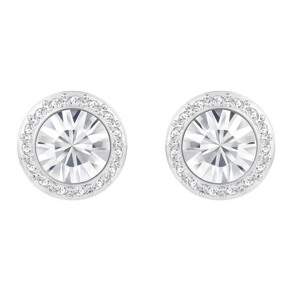 3.3 Karat Funkelnde Echt Diamanten Im Rundschliff Halo Ohrstecker Weißgold 14K