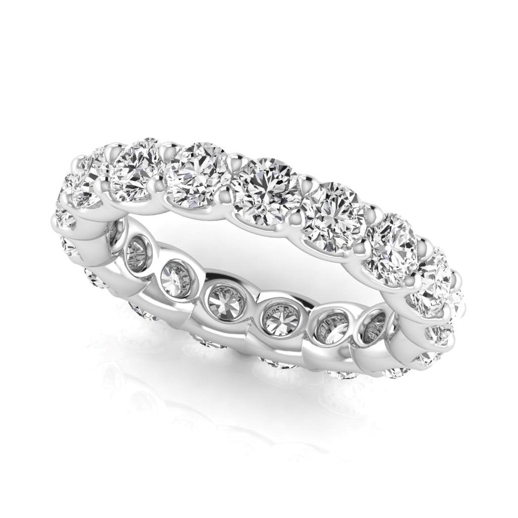 Diamant Eternity Band – Seitenansicht