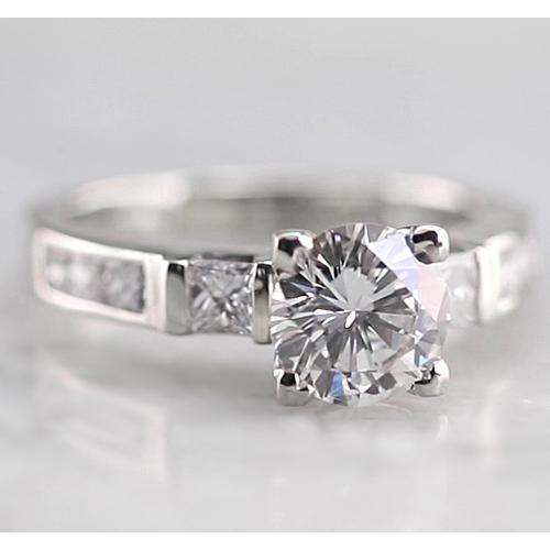 3 Stein Echt Diamant Verlobungsring 1,50 Karat