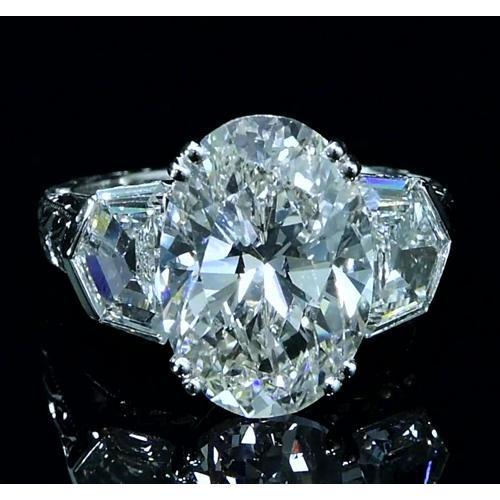 3 Stein Natürliche Diamant Verlobungsring 8 Karat Vintage-Stil Schmuck Neu