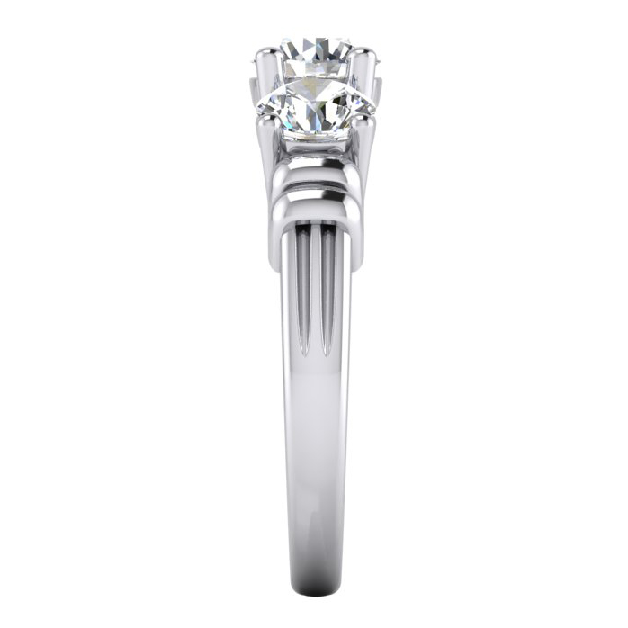 3 Stein Diamant Ring Echt