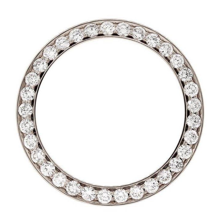 4 Karat individuelle Diamantlünette passend für die 41-mm-Uhr Rolex Datejust