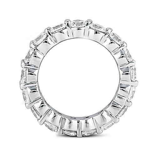 4,25 Karat Runder Echt Diamant Gold Verlobungsband Schmuck Neu