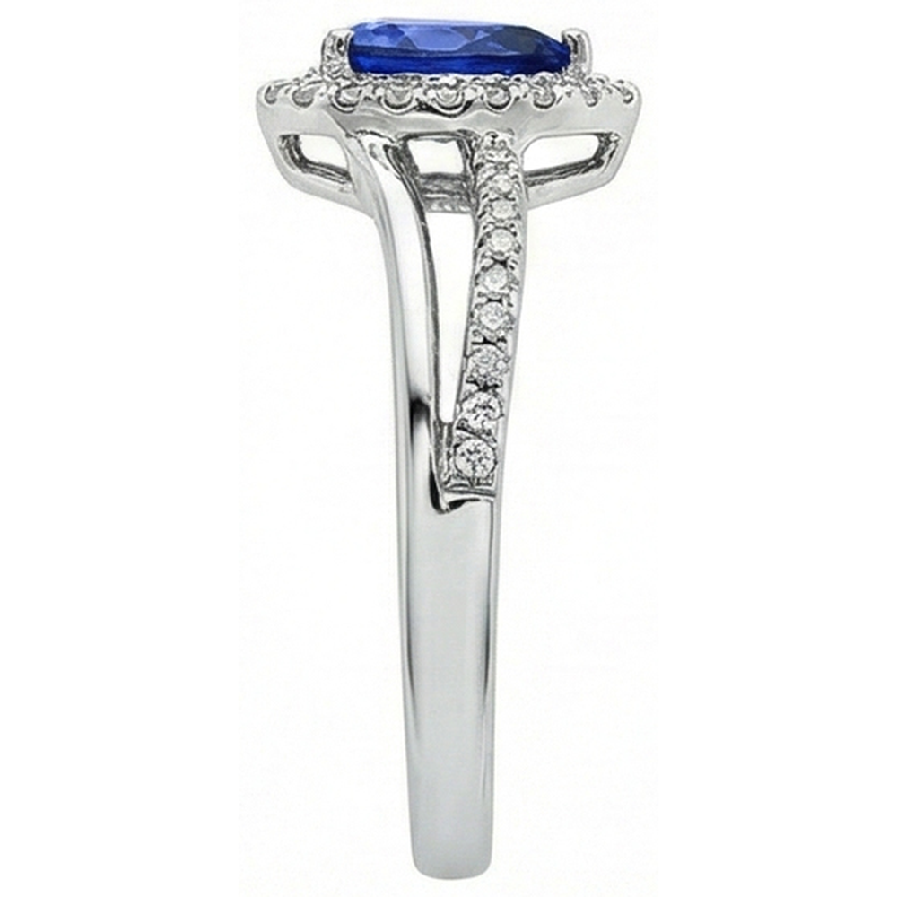 echter round diamant 5.35Karat ring auf Weiß