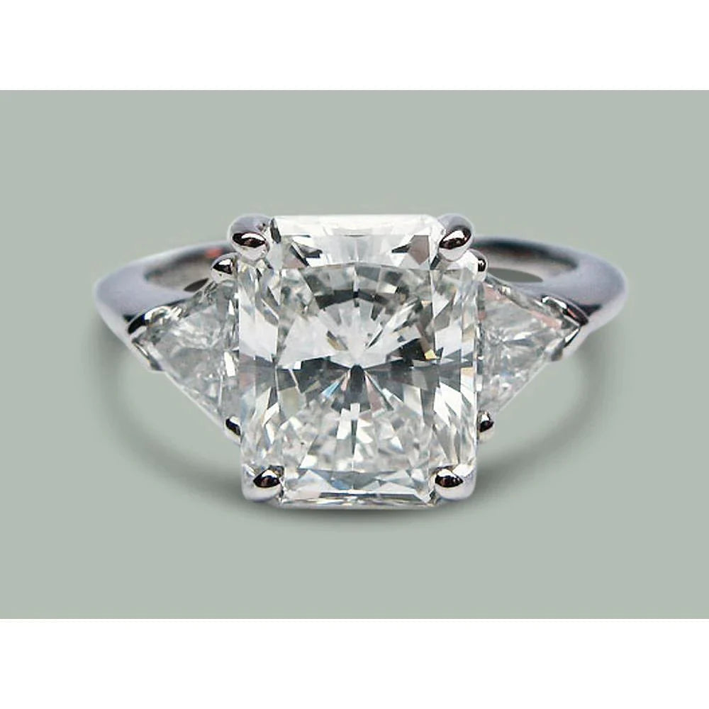 5 Karat strahlender Natürliche Diamantring