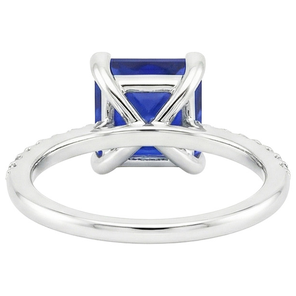 echter princess diamant 5.50Karat ring Detailansicht