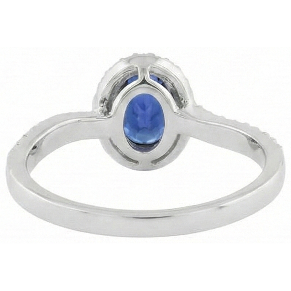 echter oval diamant 7.75Karat ring auf Weiß