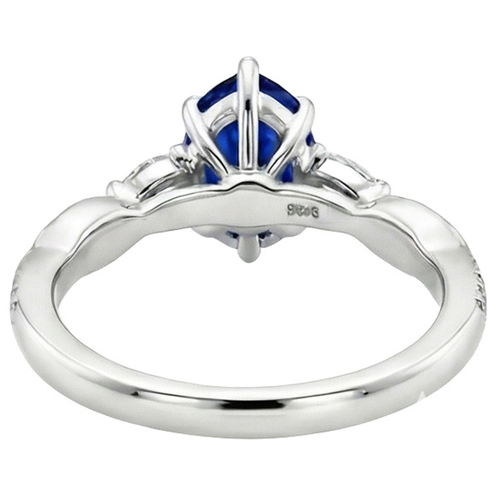 echter marquise diamant 7.25Karat ring auf Weiß