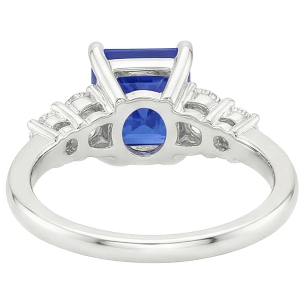 echter princess diamant 5.50Karat ring Detailansicht