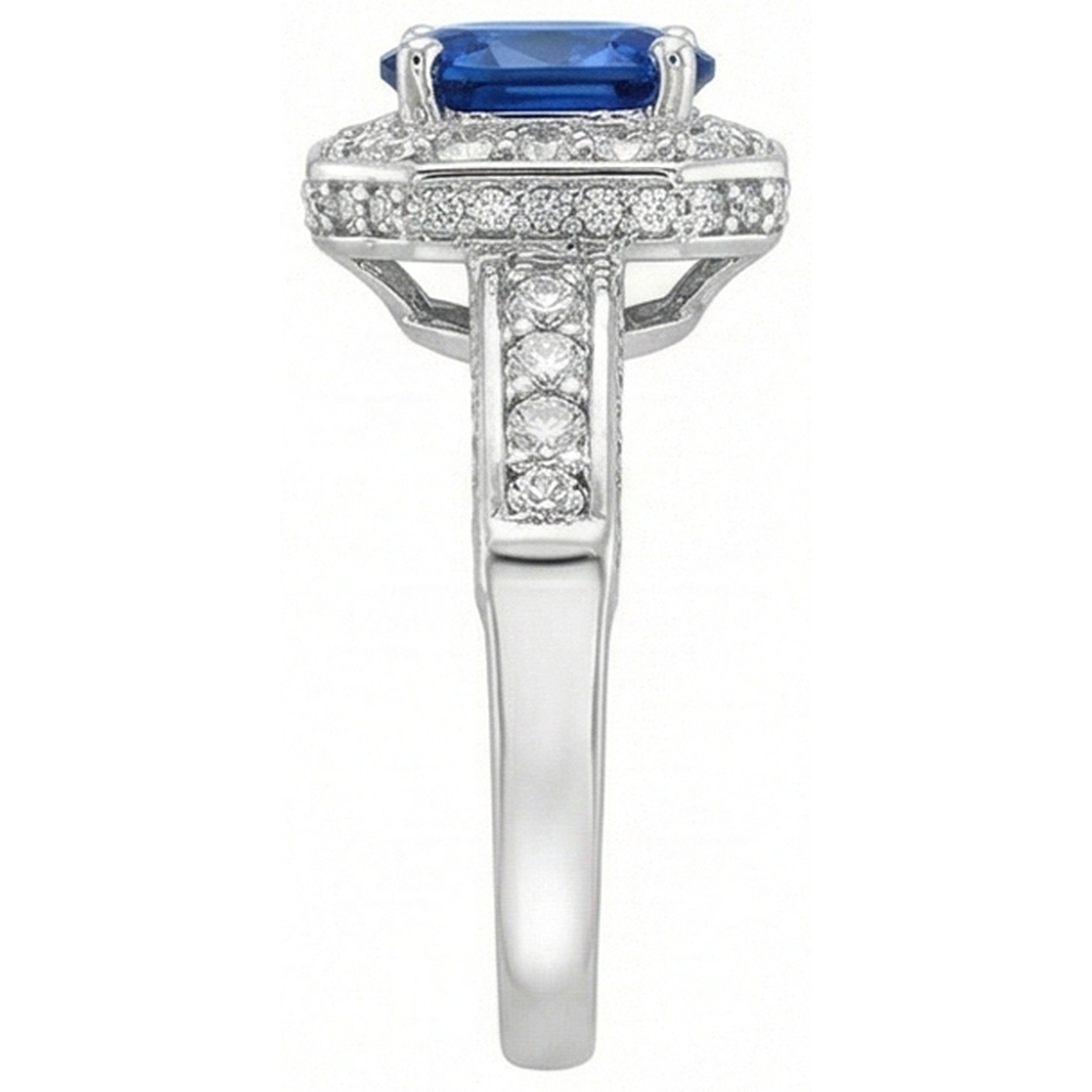 Blauer Saphir-Ring