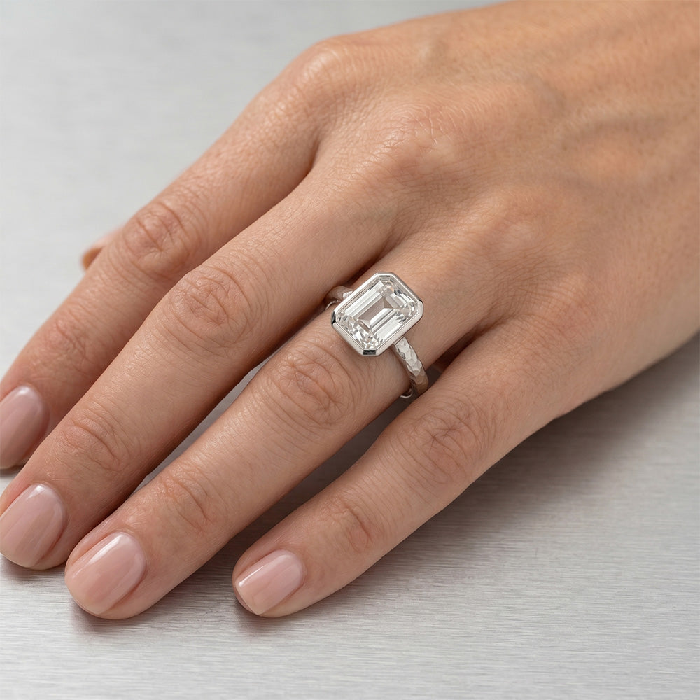Brillant Antiker Rosen-Schliff Solitär-Verlobungsring 2,5 Karat