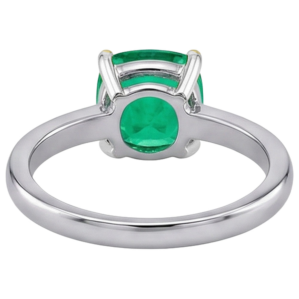 Hochwertiger Edelstein-Ring 2 Karat – Rückansicht