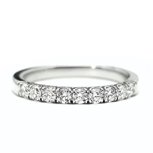 echter round diamant 0.15Karat memoire-ring Detailansicht