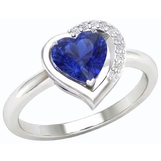 echter round diamant 2Karat ring Vorderansicht