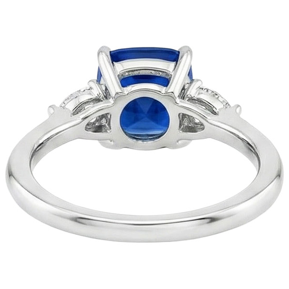 echter round diamant 2.50Karat ring Detailansicht