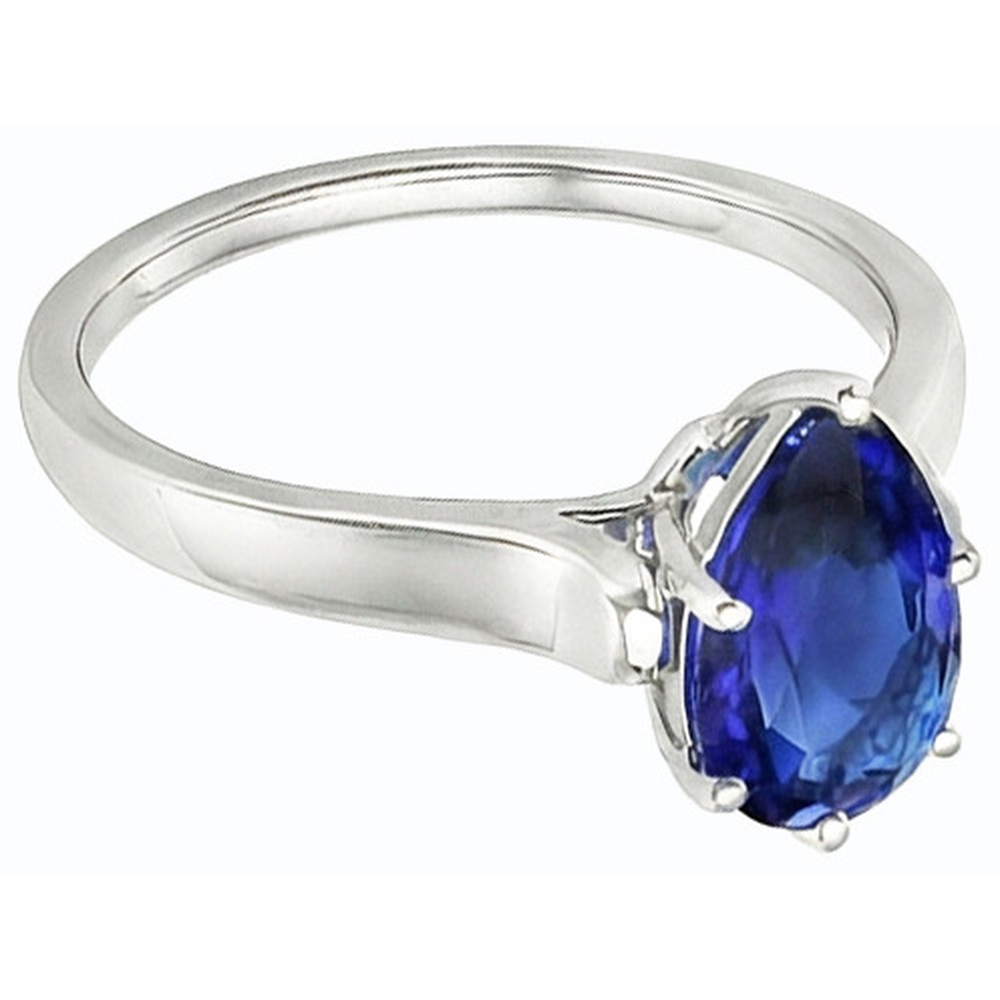 echter round diamant 2Karat ring auf Weiß