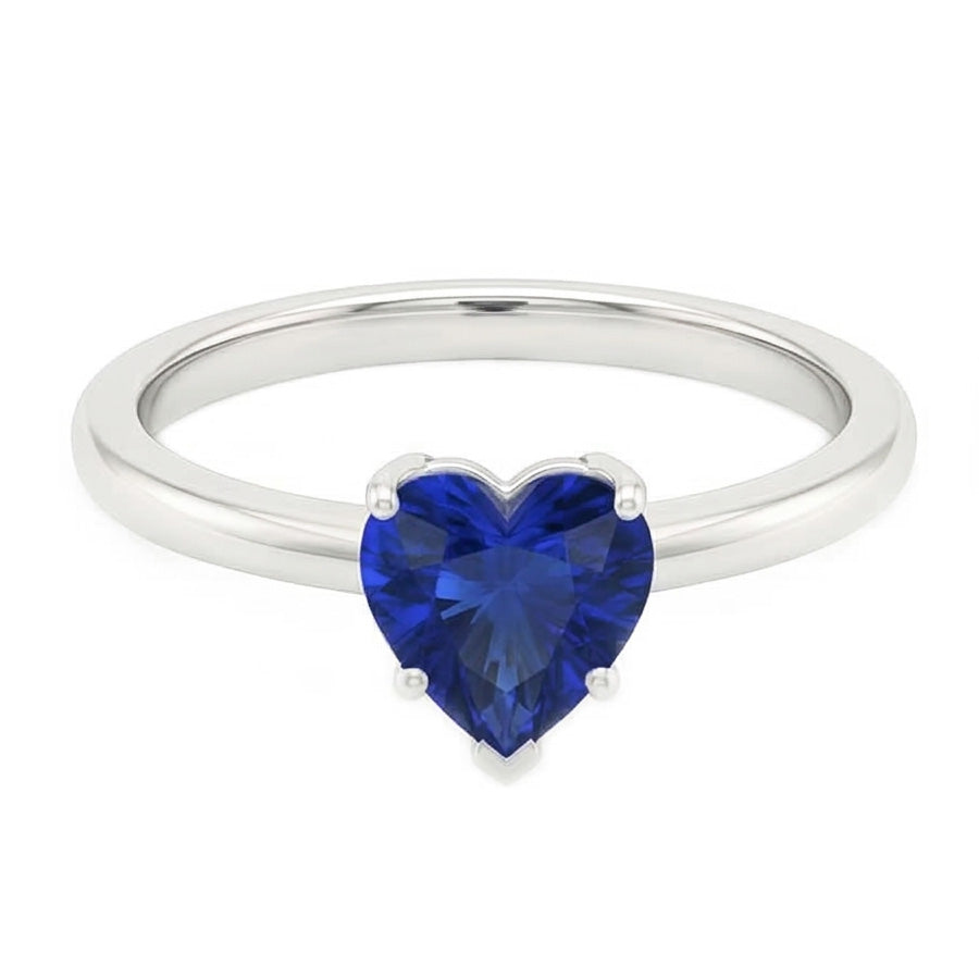 echter round diamant 2Karat ring Profilansicht