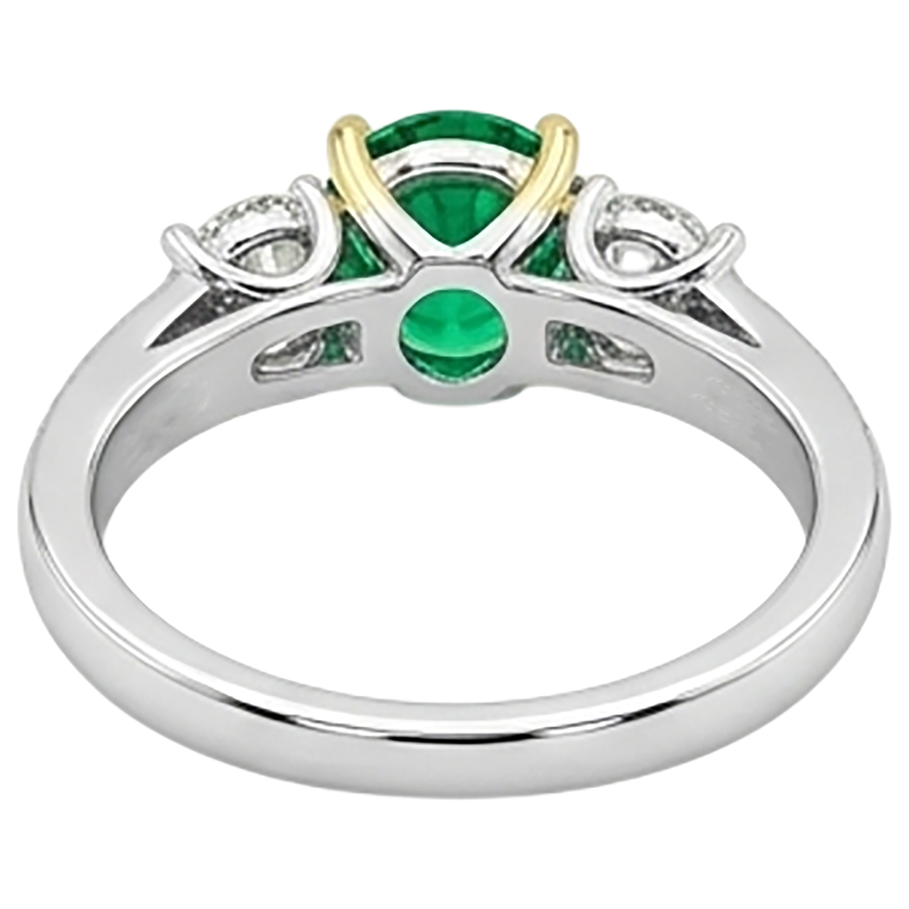 Zeitloser Edelstein-Ring 2,50 Karat – Rückansicht
