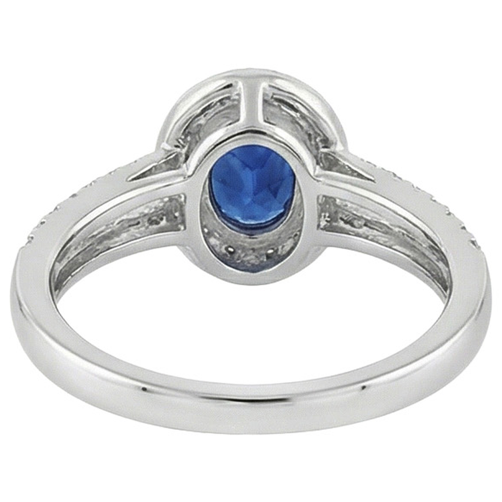 echter oval diamant 2.50Karat ring Detailansicht
