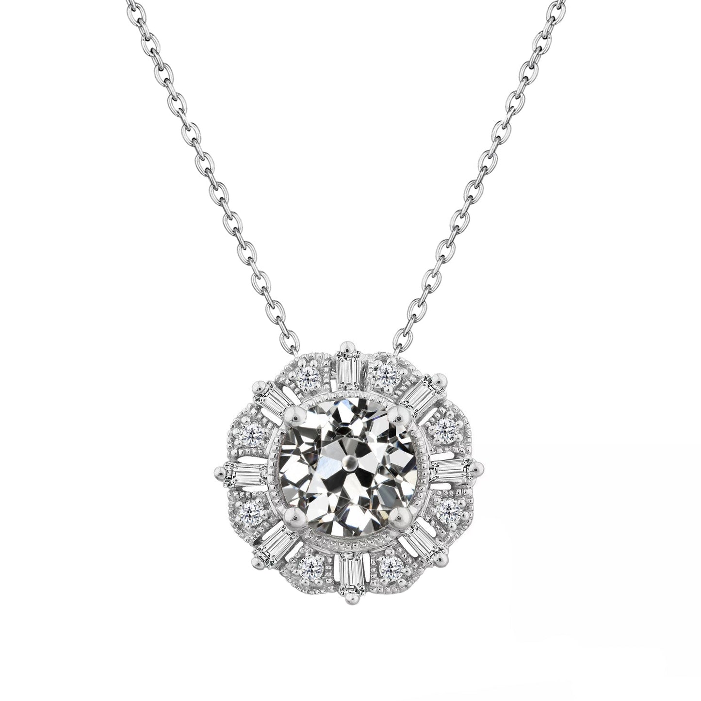 Natürlicher Diamant Hänge-Anhänger – Hauptansicht