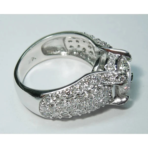 Echt Diamant-Cocktailring Für Damen