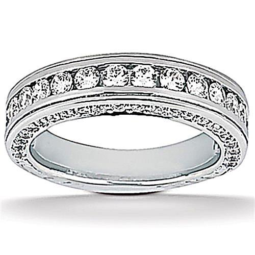 Echt Diamant-Verlobungsband-Set 3,50 Karat Goldring