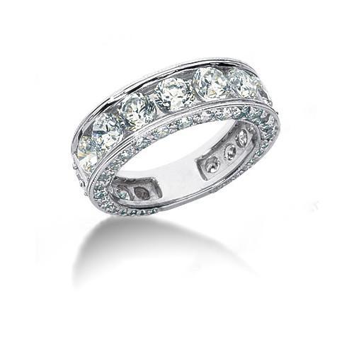 Echt Diamant-Verlobungsring Band Set Gold Fancy Ring 8,50 Karat