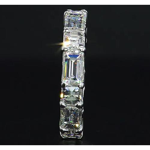 Echt Diamantband Ehering 6,30 Karat Weißgold 14K Schmuck