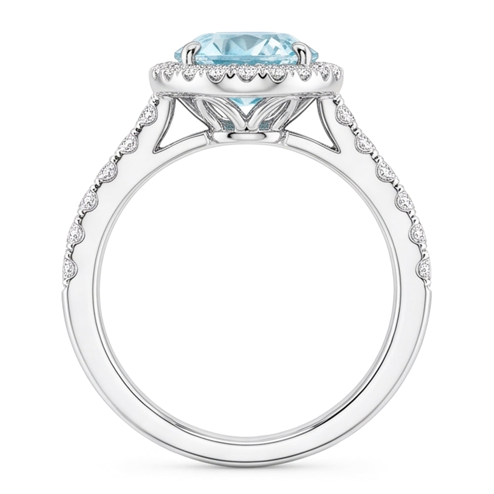 Echter Aquamarin Ring 9.50 Karat