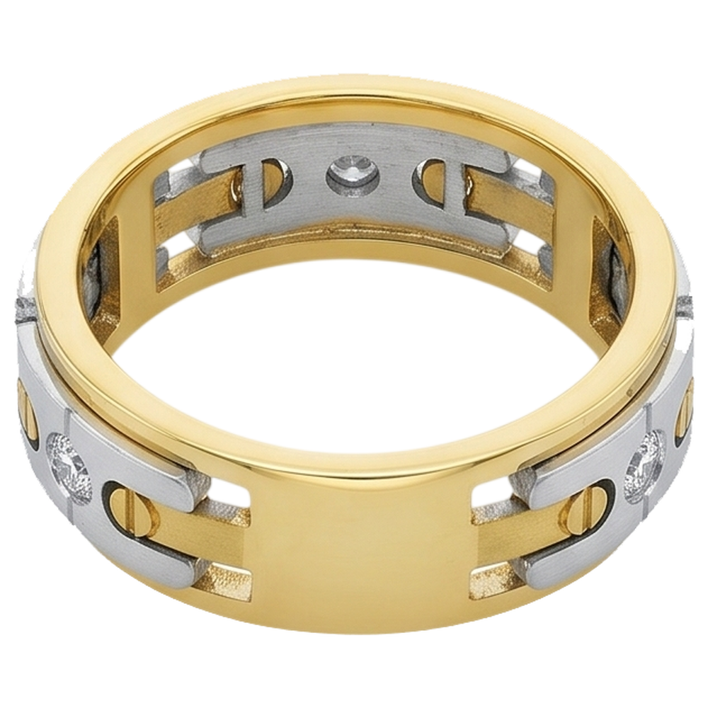 Echter Diamant Memoire-Ring 0.45 Karat