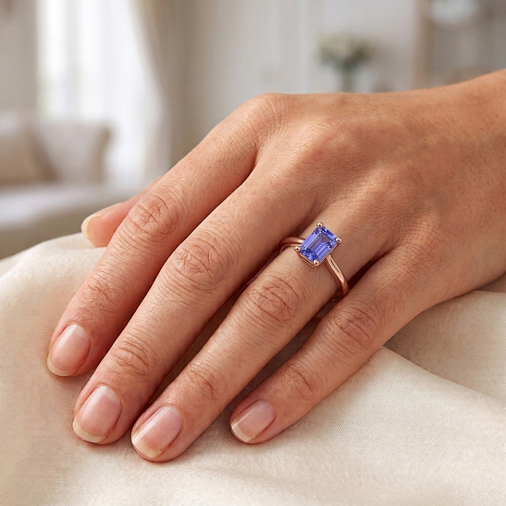 Echter Diamant Ring 1.50 Karat - 14K Roségold