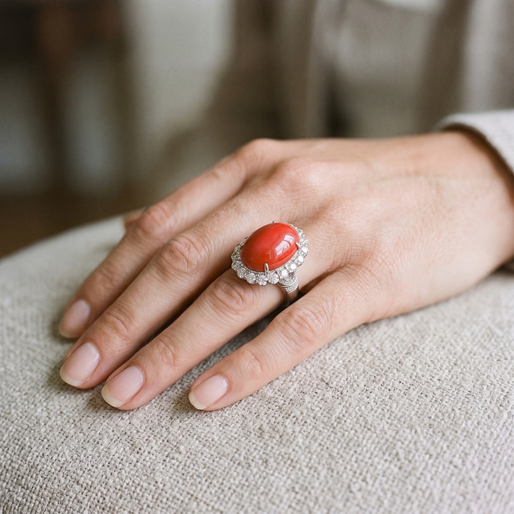 Echter Diamant Ring 12 Karat